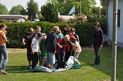 Spielen in der Kinderstunde in den Osterferien