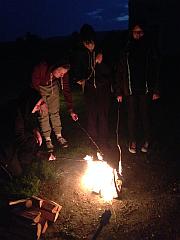 Nachtwanderung mit Lagerfeuer