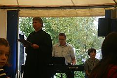 Gottesdienst mit der evang. Gemeinde