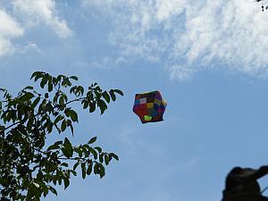 Ballonstart nach Festgottesdienst