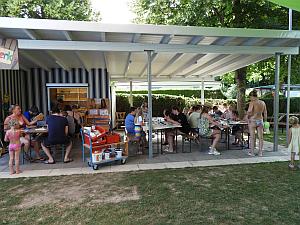 Neues Sägewerk mit Kiosk