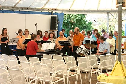 Musikgruppe Koinonia bei der Probe