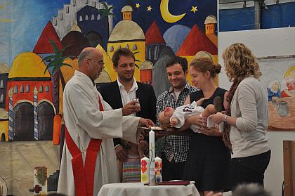 Taufe im Gottesdienst