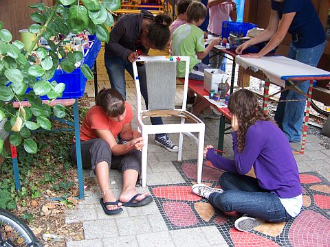 Bau des Geburtstagsstuhl