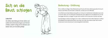 Karte - Sich an die Brust schlagen