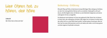 Karte - Wer Ohren hat zu hören, der höre