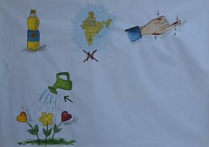 Altarbild - Rtsel - l in die Wunden gieen