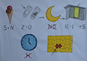 Altarbild - Rtsel - Ein salomonisches Urteil