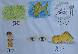 Altarbild - Rtsel - Wie Schuppen von den Augen fallen